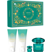 Versace Crystal Emerald Σετ δώρου, Eau de parfum 90ml + Eau de parfum 5ml + Body lotion 100ml + Shower gel 100ml