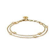 Thomas Sabo A2216-414-14-L19V Bracelet Double row zirconia Gold-plated
