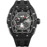 Tsar Bomba TB8210CF2-01 Mens Watch Elemental Carbon Automatic 46mm 5ATM 