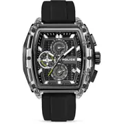 Police PEWGO00778X4 Mens watch Clout Tank Chronograph Set 46mm 3ATM