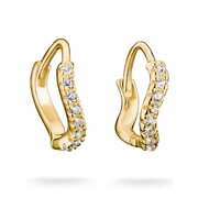 Thomas Sabo CR775-M01-14 Asymmetric Hoop Earrings Gold-Plated Women