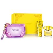 Σετ δώρου Versace Yellow Diamond, eau de toilette 90ml + γαλάκτωμα σώματος 100ml + τσάντα καλλυντικών