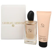Σετ δώρου Giorgio Armani Si, αρωματικό νερό 100ml + λοσιόν σώματος 75ml (Σετ ταξιδιού)
