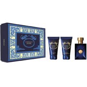  Σετ δώρου Versace Dylan Blue, eau de toilette 50ml + αφρόλουτρο 50ml + βάλσαμο μετά το ξύρισμα 50ml