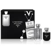Σετ δώρου Prada L'Homme, eau de toilette 50ml + κρέμα ντους 100ml
