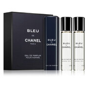 Chanel Bleu de Chanel Eau de Parfum, 3x20ml (1x ξαναγεμίζει + 2x ξαναγεμίζει)