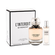 Σετ δώρου Givenchy L'Interdit, αρωματικό νερό 80ml + αρωματικό νερό 12,5ml (Σετ ταξιδιού)