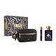 Versace Dylan Blue σετ δώρου eau de toilette 100ml + eau de toilette 10ml + τσάντα καλλυντικών