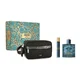 Σετ δώρου Versace Eros, eau de toilette 100ml + eau de toilette 10ml + τσάντα καλλυντικών