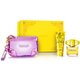 Σετ δώρου Versace Yellow Diamond, eau de toilette 90ml + γαλάκτωμα σώματος 100ml + τσάντα καλλυντικών