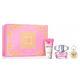 Σετ δώρου Versace Bright Crystal, eau de toilette 90ml + λοσιόν σώματος 100ml + μπρελόκ