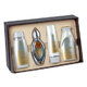 Ajmal Wisal Σετ δώρου, eau de parfum 50ml + λοσιόν σώματος 100ml + αφρόλουτρο 200ml + πούδρα σώματος 80 γρ.