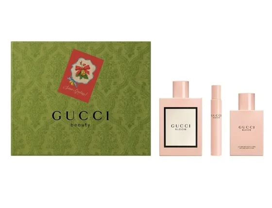 Gucci bloom darčeková sada, parfémovaná voda 100ml + telové mlieko 100ml + parfémovaná voda 7.4 ml - Gucci Bloom Darčeková sada, parfémovaná voda 100ml + telové mlieko 100ml + parfémovaná voda 7.4 ml