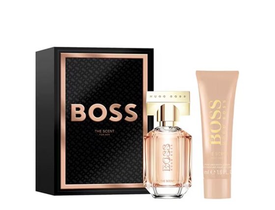 Hugo boss the scent for her darčeková sada, parfémovaná voda 30ml + telové mlieko 50ml - poškodený obal - Hugo_Boss_The_Scent_for_Her_Darcekova_sada__parfemovana_voda_30ml___telove_mlieko_50ml poškodený obal