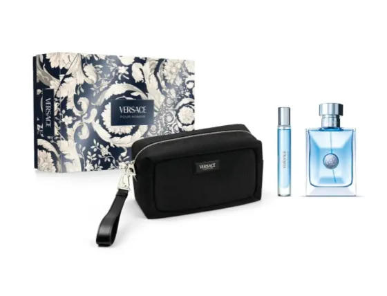 Versace versace pour homme darčeková sada, toaletná voda 100ml + toaletná voda 10ml + kozmetická taška - Versace_Versace_pour_Homme_Darčeková_sada,toaletná_voda_100ml+toaletná_voda_10ml+kozmetická_taška