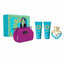 Μινιατούρα: Versace pour femme dylan turquoise  darčeková sada, toaletná voda 100ml + telové mlieko 100ml + sprchový gél 100ml + kozmetická taška - Versace Pour Femme Dylan Turquoise edt 100ml set